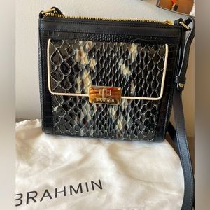 BRAHMIN crossbody leather bag